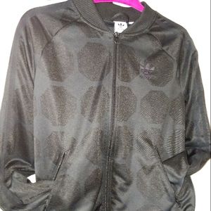 Ladies Small Adidas Jacket All Black
